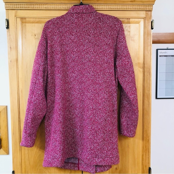 COPY - Old Navy Women's Pink Tweed Coat - Picture 7 of 7